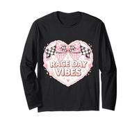 Race Day Vibes - Arco de Coqueta a Cuadros para Mujer y niña Manga Larga