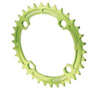 Race Face Individual Estrecho Ancho 1x MTB Cadena - 104mm Bcd 34t Verde