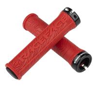 Race Face - Manoplas para Bicicletas de Ciclismo, Color Rojo