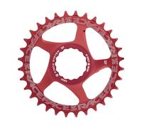 Race Face Plato Narrow Wide Cinch Direct Mount, 10/11/12 velocidades rojo/negro 32 dientes