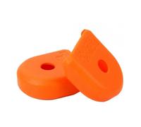 Race Face Protector de Biela Mediano de Carbono Naranja para Reparación de Bicicletas