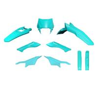 Race Tech Kit de plástico 6 piezas Verde Aguamarina, verde