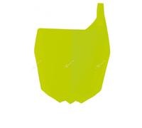 Race Tech Placa frontal amarilla fluorescente Yamaha YZ125/250/250F/450F, amarillo