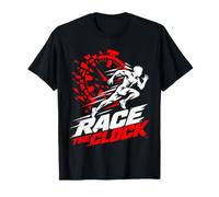 Race The Clock Sprinting Athlete Camiseta