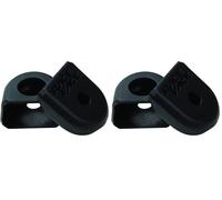 RaceFace Boot Cubierta de manivela, Hombre, Negro, Talla única (Paquete de 2)