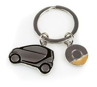 Racefoxx - Llavero para coche con logotipo para SMART