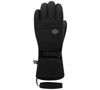 Racer - Guantes de esquí mujer - G Snow 5 Black para Mujer de Cuero - Talla 8 - Negro Negro 8