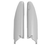 RACETECH Fork Rod Guards Suzuki Replica White - R-PSRM0BN0007