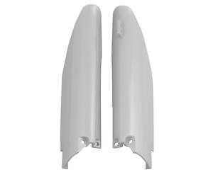 RACETECH Fork Rod Guards Suzuki Replica White - R-PSRM0BN0007