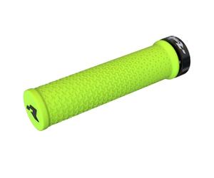 RACETECH Perilla R20 para Bicicleta Lock-ON Amarillo Fluorescente