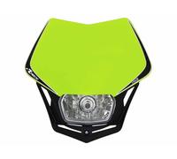 Racetech RTech Máscara Faro Moto Cross Enduro V-Face Halógena Amarillo Fluo