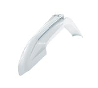 RACETECH Ventilated Front Mudguard Ktm White - R-PAKTMBN9923