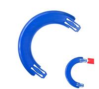 Racetrack Connectors, Banked Universal Track, Curved Racing Connector, 180 Degree Durable Extension Piece for Car Toys Straightaways Curves Competitive Racing Playsets Kids Adults