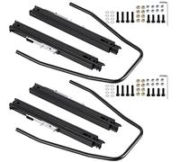 Racewill Juego de 2 rieles deslizantes para asiento con kit de accesorios de montaje de asiento, deslizador universal para Sparco, NRG, asiento de cubo y asiento de carreras