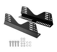 Racewill Soportes de montaje lateral para asientos de carrera: soporte universal para asiento de carreras (negro, juego de 1)