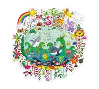 Rachel Ellen Love Our Planet Animal - Rompecabezas de 80 piezas para niños, idea de regalo para niños