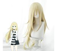 Rachel Gardner Pelucas Anime Angels of Death Cosplay Peluca Sintética 90 CM Rubio Mujer Pelo Ray Angels of Death Cosplay Peluca KUZB461