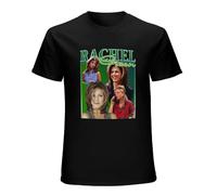 Rachel Green Homage 90s Jennifer Aniston T-Shirt Man'S Fashion Cotton Black Clothes Unisex tee M