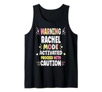 Rachel Personalized Women's Gift Custom Rachel Camiseta sin Mangas