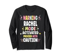 Rachel Personalized Women's Gift Custom Rachel Manga Larga