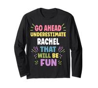 Rachel Personalized Women's Gift Custom Rachel Manga Larga