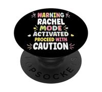 Rachel Personalized Women's Gift Custom Rachel PopSockets PopGrip Adhesivo