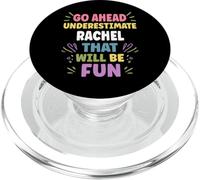 Rachel Personalized Women's Gift Custom Rachel PopSockets PopGrip para MagSafe