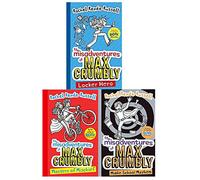 Rachel Renee Russell The Misadventures of Max Crumbly 3 Books (Locker Hero,Middle School Mayhem, Masters of Mischief)