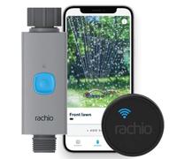 Rachio Temporizador Inteligente de Manguera con hub WiFi para riego al Aire Libre. Fácil instalación del Grifo, automatiza los horarios de Agua y aspersor para el Cuidado del césped, jardín y Patio.