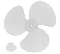 Rachlicy Aspas Ventilador Hoja del Ventilador de 12 Pulgadas de plástico 3 Hojas Reemplazo de Ventiladores livianos y Accesorios de Ventiladores confiables para Soporte o Fanner de Escritorio, Blanco