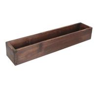 Rachlicy Caja de Madera, 19, 7 x 4 x 2, 8 macetero de Madera rústica, Maceta Rectangular para Flores suculentas para Patio, Granja, Patio, Interior y Exterior