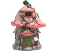 Rachlicy Casa de Hadas de Resina Impermeable, casa de jardín de Hadas de 4, 7x4, 3x6, 5 Pulgadas, estatuas de jardín para el hogar, micropaisaje, Patio, césped