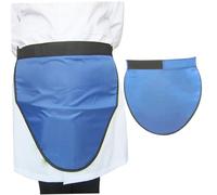 Rachlicy Delantal de Plomo, protección de Rayos X de 0.5 mmpb Media Delantal, 17.72x17.72 Pulgadas de protección Impermeable de Seguridad para Herramientas para el hogar XRAY Techs