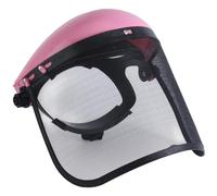 Rachlicy Escudo de la cara para malezas de malla de acero ajustable de malla con máscara de seguridad de maldito a prueba de chapoteo transpirable