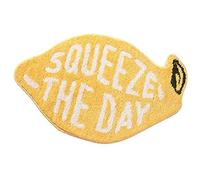 Rachlicy Mat de baño de limón Mats de baño Amarillo alfombras de baño absorbentes no deslizantes alfombras para Puerta de Cocina Accesorios de 46x76 cm