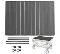 Rachlicy Top de Mesa de carretas 33.8x21.6 Aleación de Aluminio Pleavado Tabón de Mesa Plegable Ajuste Portátil para Acampar Barbacoa de Picnic