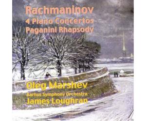RACHMANINOFF/MARSHEV/AARHUS SYM ORCH 4 Piano Concertos (CD) Album