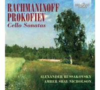 RACHMANINOFF & PROKOFIEV: Cello Sonatas [CD de audio] Alexander Russakovsky, Amber Shay Nicholson and Rachmaninoff, Profofiev