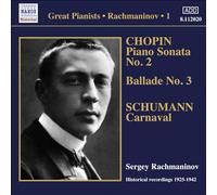 Rachmaninoff,Sergei - Les Enregistrements Pour Piano Seul De Rachmaninov /Vol.1