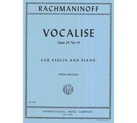 Rachmaninoff - Vocalise Op. 34 No. 14. For Violin & Piano. Edited by Gingold. by International