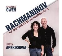 Rachmaninov : Oeuvres pour deux pianos. Owen, Apekisheva.