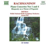 RACHMANINOV: Piano Concertos Nos. 1 and 4 / Rhapsody on a Theme of Paganini by Idil Biret (2006-08-01)