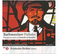 Rachmaninov: Preludes (08/10/1969), Prokofiev Piano Sonata No. 4 & Scriabin: Piano Sonata No.9 (19/06/1966)