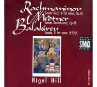 Rachmaninov, S. - Rachmaninov / Medtner / Balakirev: Piano Sonatas (Hill)