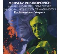 Rachmaninov: Vespers / All Night Vigil by Rachmaninov, Forrester, Tucker, Rostropovich [Music CD]