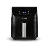 Rachs KOCHWERK freidora digital de aire caliente 4L | Airfryer con pantalla táctil para cocinar bajo en grasa, gratinar u hornear sin aceite | Función recordatorio de giro | Fácil limpieza | 1400W