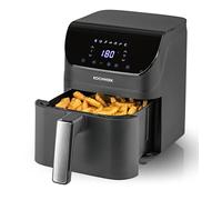 Rachs KOCHWERK Freidora digital de aire caliente de 4 l, con pantalla táctil para cocinar, asar o hornear sin aceite, función de recordatorio de giro, fácil limpieza, 1400 W