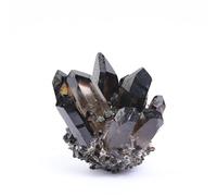 Racimo De Cristal De Té Natural, Espécimen Mineral De Cristal, Adornos De Racimo De Cristal, Adornos Para El Hogar Y La Oficina,300-400g