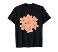 Racimo de Flores de Frangipani Pastel Vibes Tropicales Camiseta