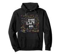 Racine carrée de 324 Cadeau d'anniversaire 18 ANS Math Nerd Sudadera con Capucha